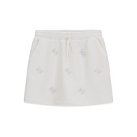 Къса ефектна пола Guess с камъчета за момиче