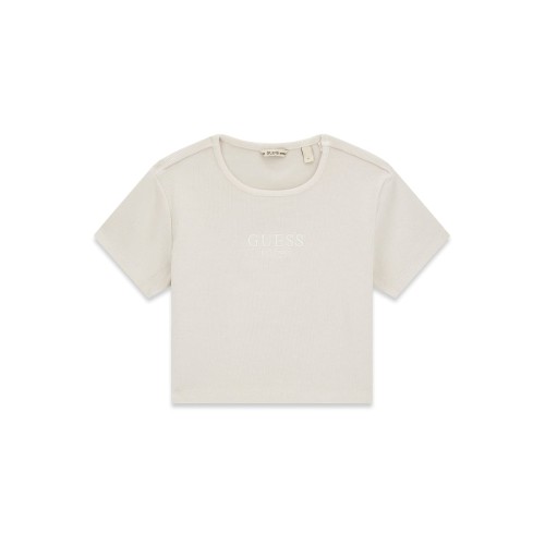 Тениска Guess за момиче с лого бродерия