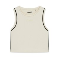 Top трикотажен Guess за момиче с лого бродерия