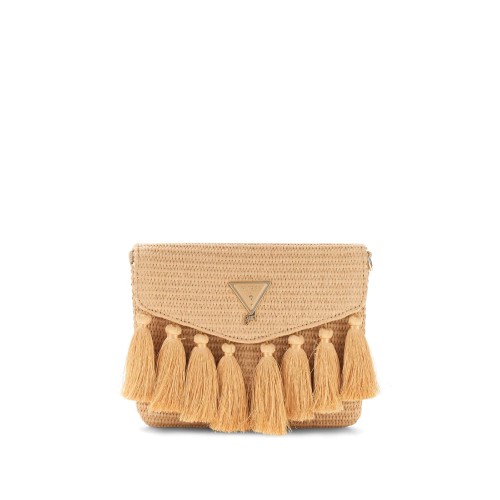 Малка чанта Guess за момиче с пискюли
