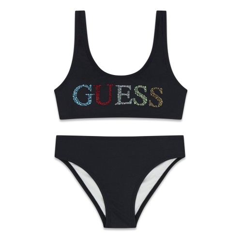 Бански 2ч Guess за момиче с лого