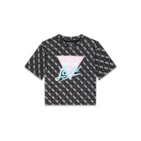  Тениска Guess за момиче с лого и принт Love