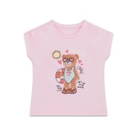 Тениска Guess с мече за момиче