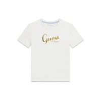  Тениска Guess за момчета с ефектно лого отпред