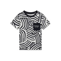Тениска Guess за момче с джоб и лого