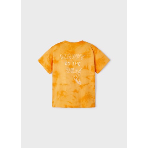 Тениска skater fit с щампа tie dye от памук за момче