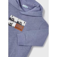 Суичър с щампа от памук Better Cotton за момче