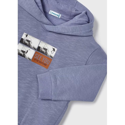 Суичър с щампа от памук Better Cotton за момче