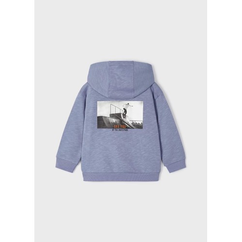 Суичър с щампа от памук Better Cotton за момче