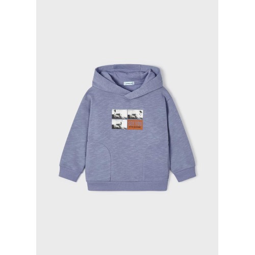 Суичър с щампа от памук Better Cotton за момче