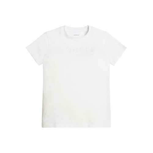 Бяла тениска за момче GUESS