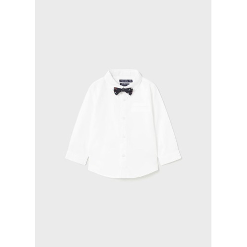 Риза с папийонка от памук Better Cotton за бебе