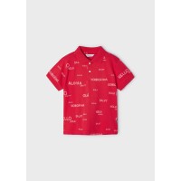 Поло тениска с щампа Better Cotton за момче