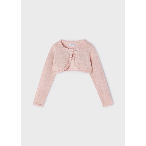 Жилетка Better Cotton тип болеро за момиче