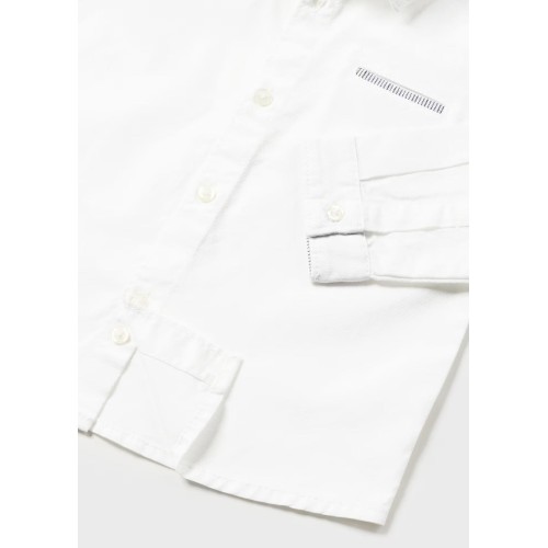 Риза Better Cotton с дълъг ръкав и папийонка за бебе