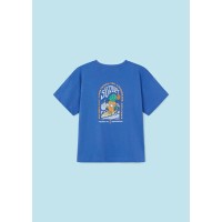 Тениска с щампа на гърба Better Cotton за момче
