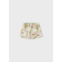 Къс панталон Better Cotton с щампа за момиче