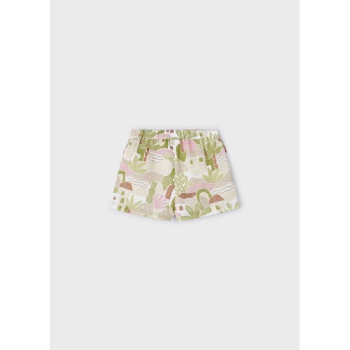 Къс панталон Better Cotton с щампа за момиче
