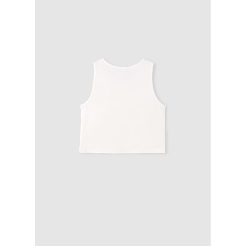 Топ с релефни цветя Better Cotton за момиче