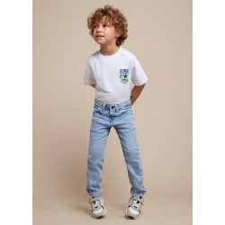 Дънков панталон regular fit Better Cotton за момче