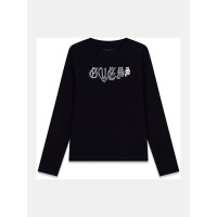 Блуза за момиче GUESS в черно