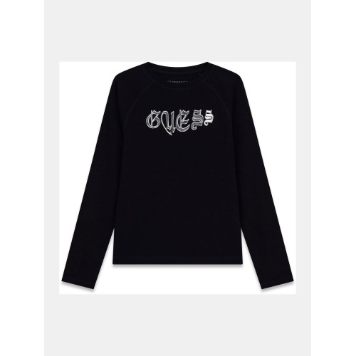 Блуза за момиче GUESS в черно