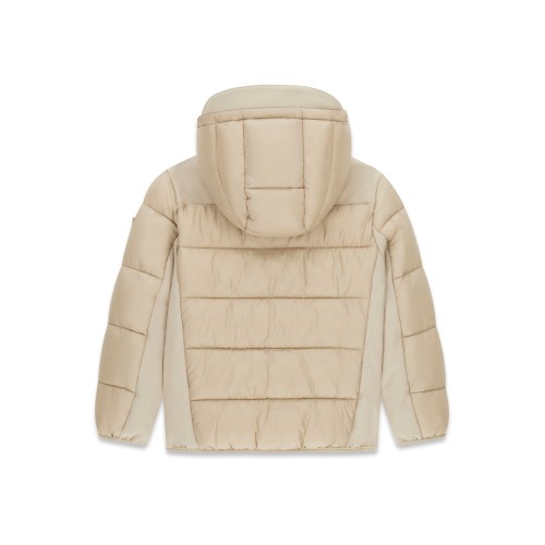 Яке с качулка за момче GUESS в бежов цвят
