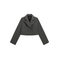 Късо сако за момиче GUESS в сиво