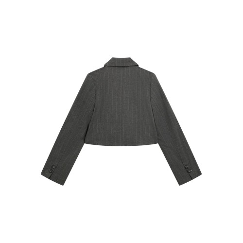 Късо сако за момиче GUESS в сиво