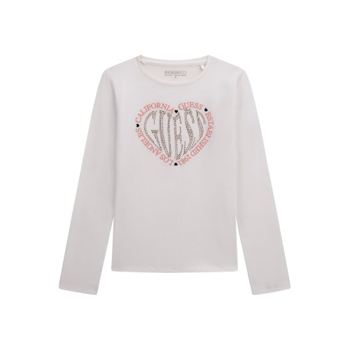 Ефектна блуза с дълги ръкави за момиче GUESS 