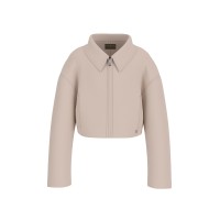 Късо сако с цип за момиче GUESS в бежов цвят