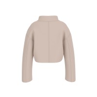 Късо сако с цип за момиче GUESS в бежов цвят