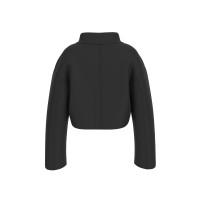 Късо сако с цип за момиче GUESS в черен цвят