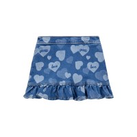 Къса пола от деним на сърца GUESS