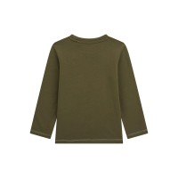 Блуза с дълъг ръкав за момче GUESS в зелено