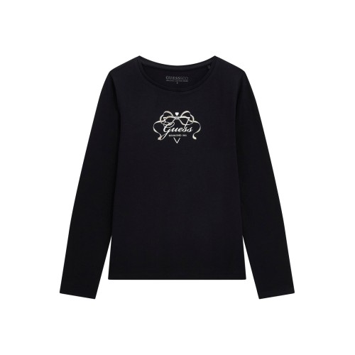 Блуза за момиче GUESS в черно