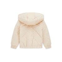 Бежово яке с качулка GUESS за момиче