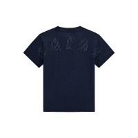 Тениска в синьо с надпис на гърба за момче GUESS 