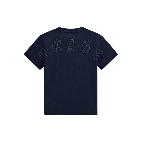 Тениска в синьо с надпис на гърба за момче GUESS 