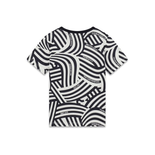 Тениска Guess за момче с джоб и лого