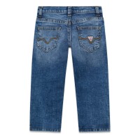 Дънки Guess за момче с джобове и лого