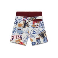 Къси панталони на принт Guess за момче с връзки