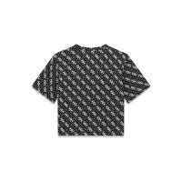  Тениска Guess за момиче с лого и принт Love