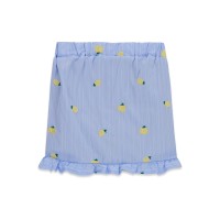 Поплинена пола Guess за момиче с лимонови мотиви