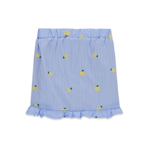 Поплинена пола Guess за момиче с лимонови мотиви
