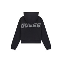 Суичър Guess за момиче с ефектно лого на гърба