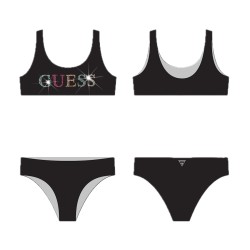 Бански 2ч Guess за момиче с лого