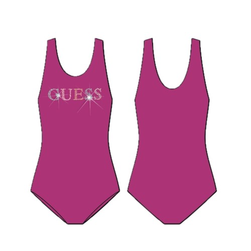 Цял бански за момиче GUESS с камъчета