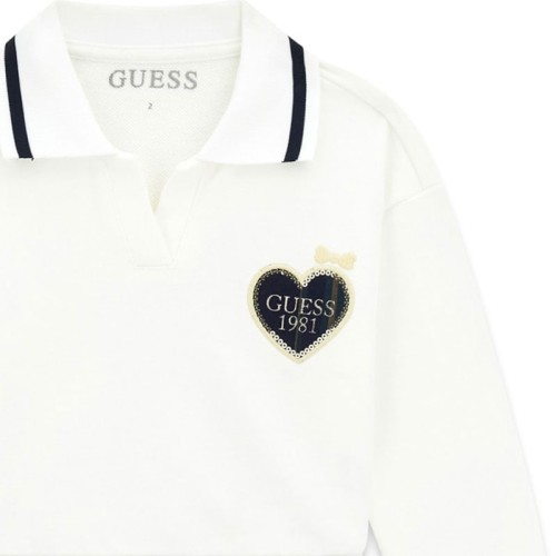 Комплект Guess за момиче 2 части с карирана пола плисе