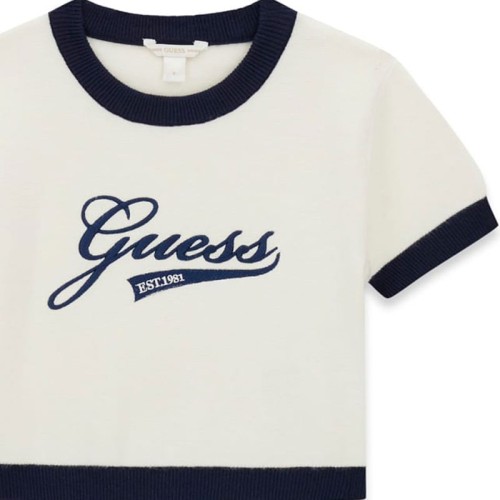 Комплект Guess за момиче 2 части с плисирана пола